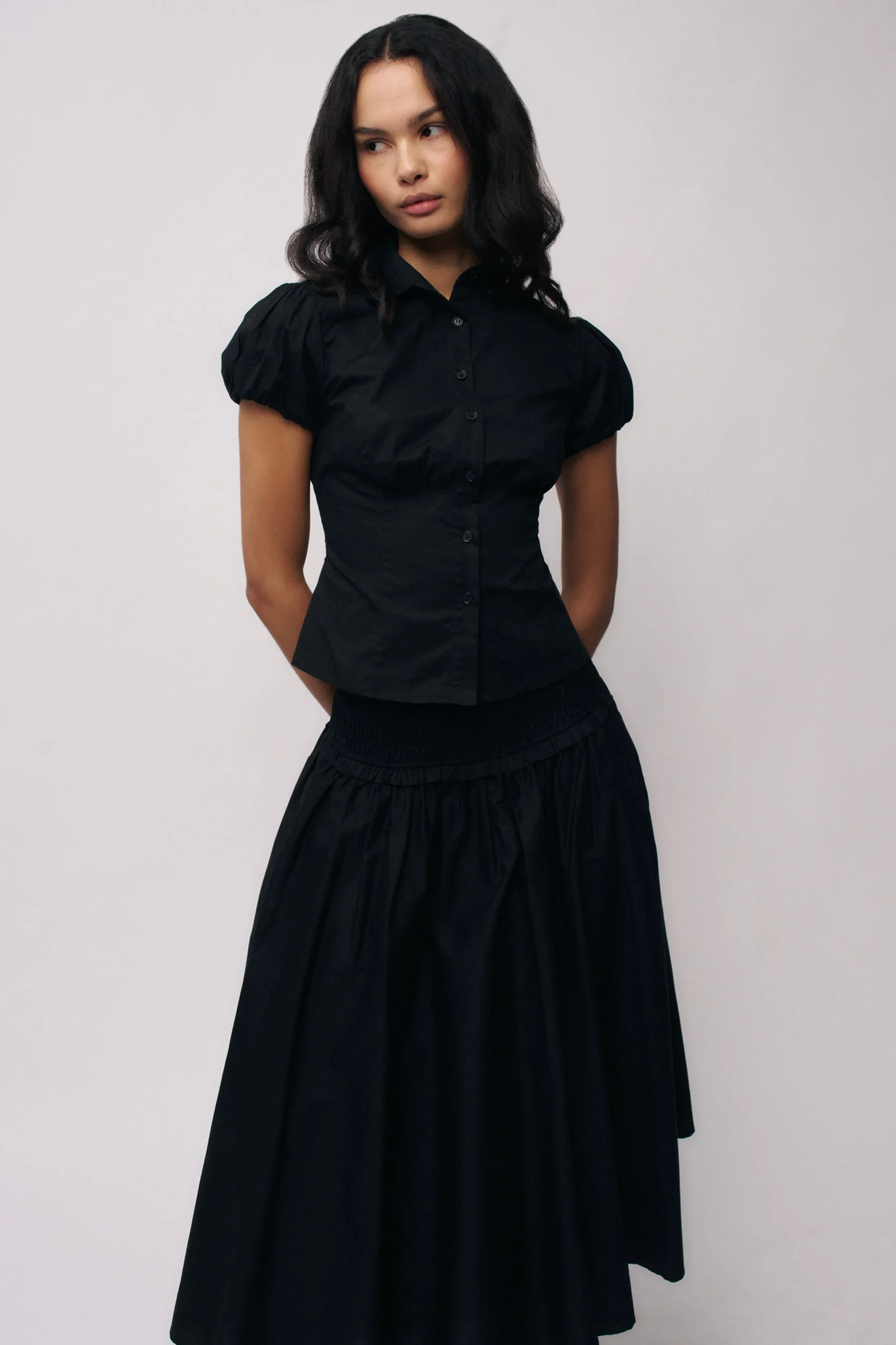 GUIZIO Fontana Skirt- Midi Skirts|Skirts