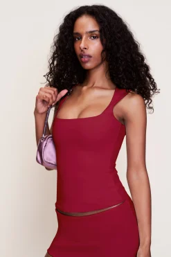 GUIZIO Full Length Celestial Top- Sleeveless Tops|Tops