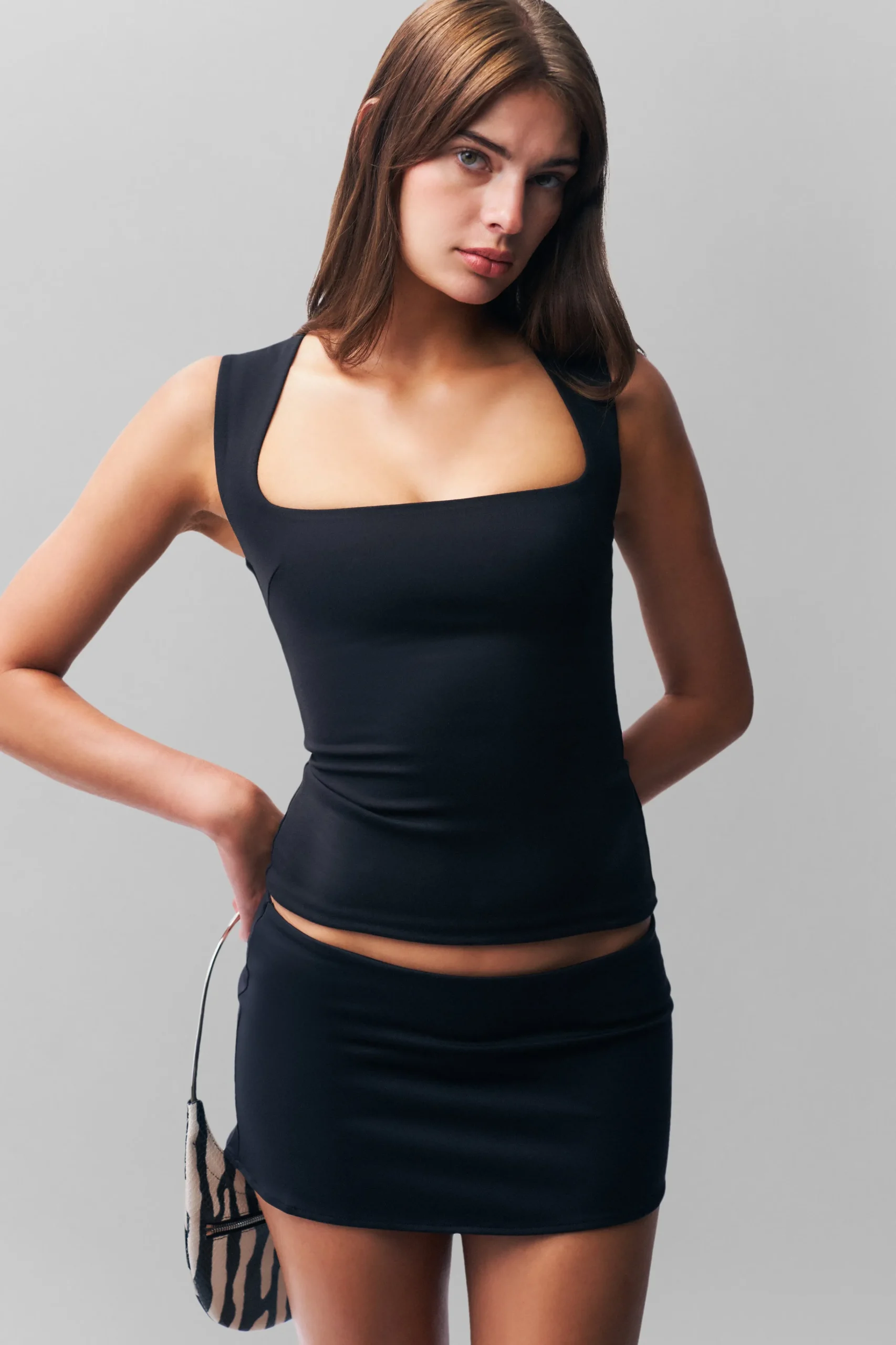 GUIZIO Full Length Celestial Top- Sleeveless Tops|Tops