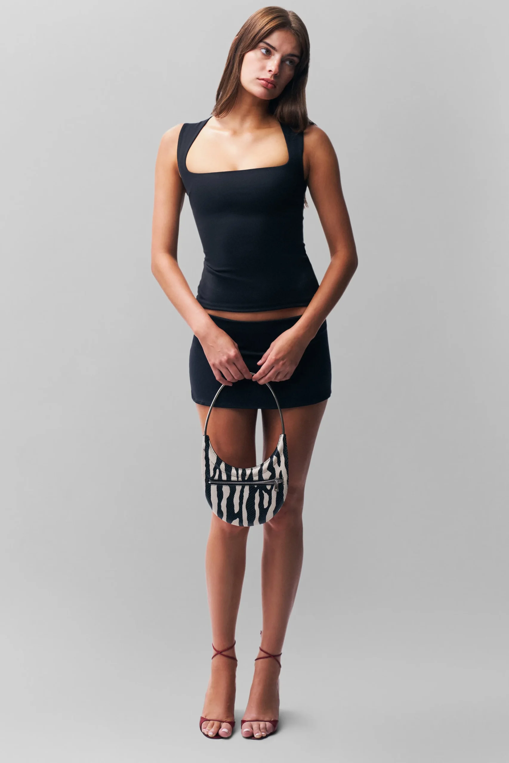 GUIZIO Full Length Celestial Top- Sleeveless Tops|Tops