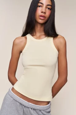 GUIZIO Full Length Cotton Tank- Sleeveless Tops|Tops