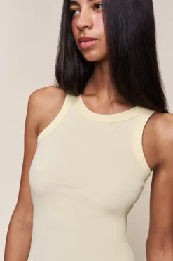 GUIZIO Full Length Cotton Tank- Sleeveless Tops|Tops