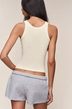 GUIZIO Full Length Cotton Tank- Sleeveless Tops|Tops