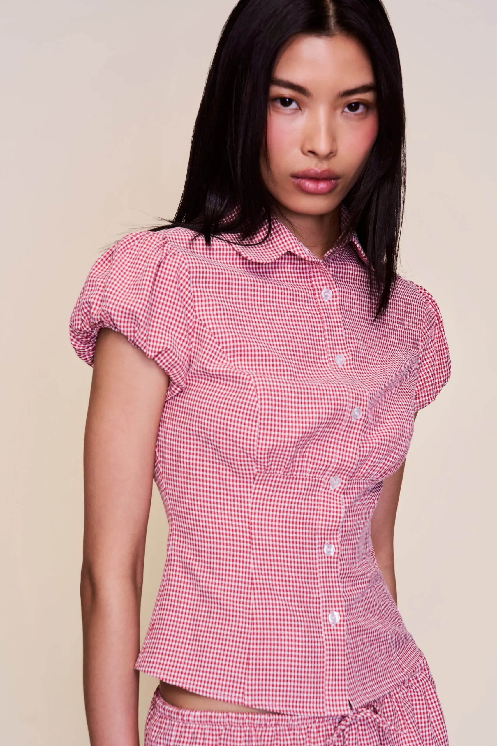 GUIZIO Gingham Bloomer- Shorts