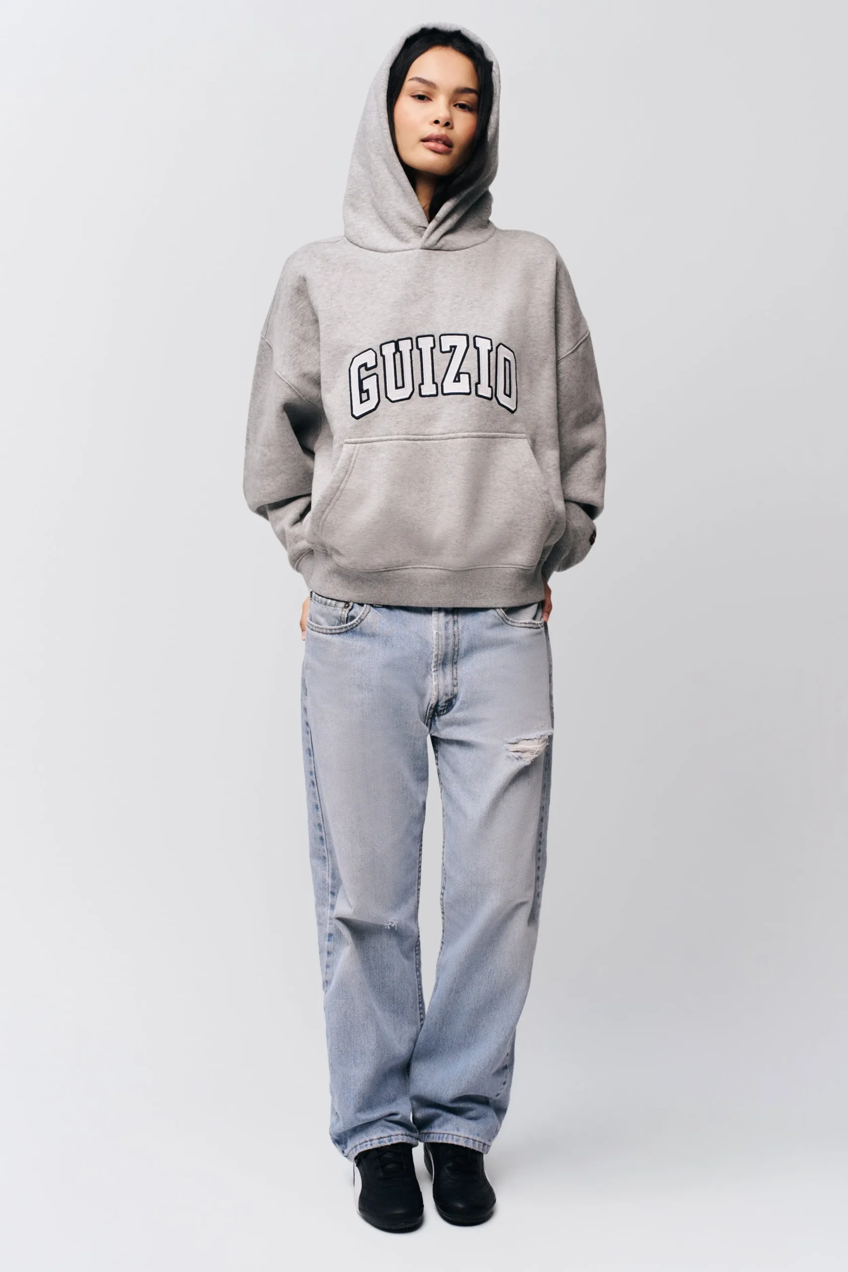 GUIZIO Pullover Hoodie- Sweaters|Sweatshirts & Hoodies