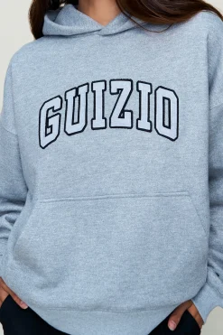 GUIZIO Sparkle Pullover Hoodie- Sweatshirts & Hoodies