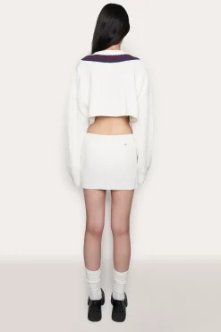 GUIZIO X Champion Rib Knit Mini Skirt- Mini Skirts