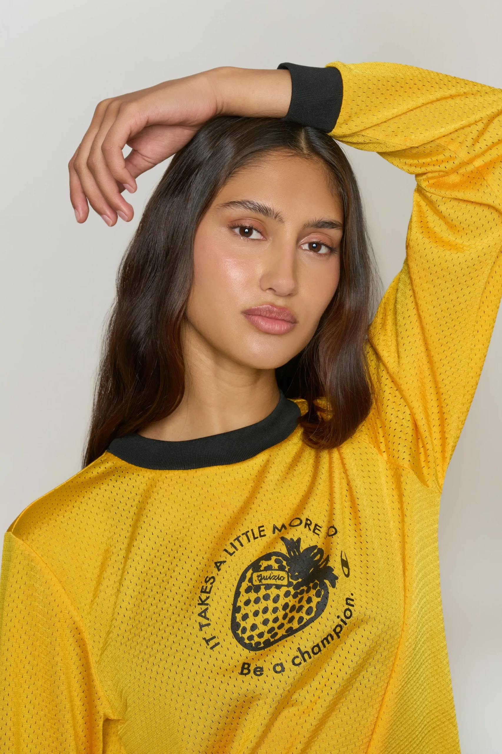 GUIZIO x Champion Warm-Up Long Sleeve- Long Sleeve Tops