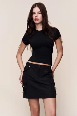 GUIZIO Hunter Cargo Skirt- Mini Skirts|Skirts