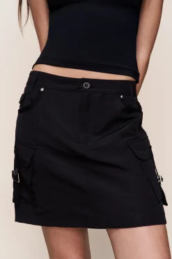 GUIZIO Hunter Cargo Skirt- Mini Skirts|Skirts