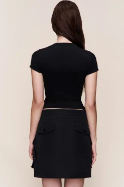 GUIZIO Hunter Cargo Skirt- Mini Skirts|Skirts
