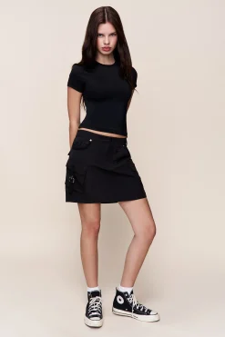 GUIZIO Hunter Cargo Skirt- Mini Skirts|Skirts