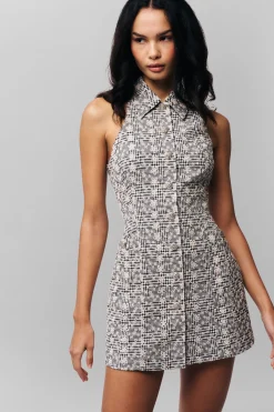 GUIZIO Isla Gingham Dress- Mini Dresses|Dresses