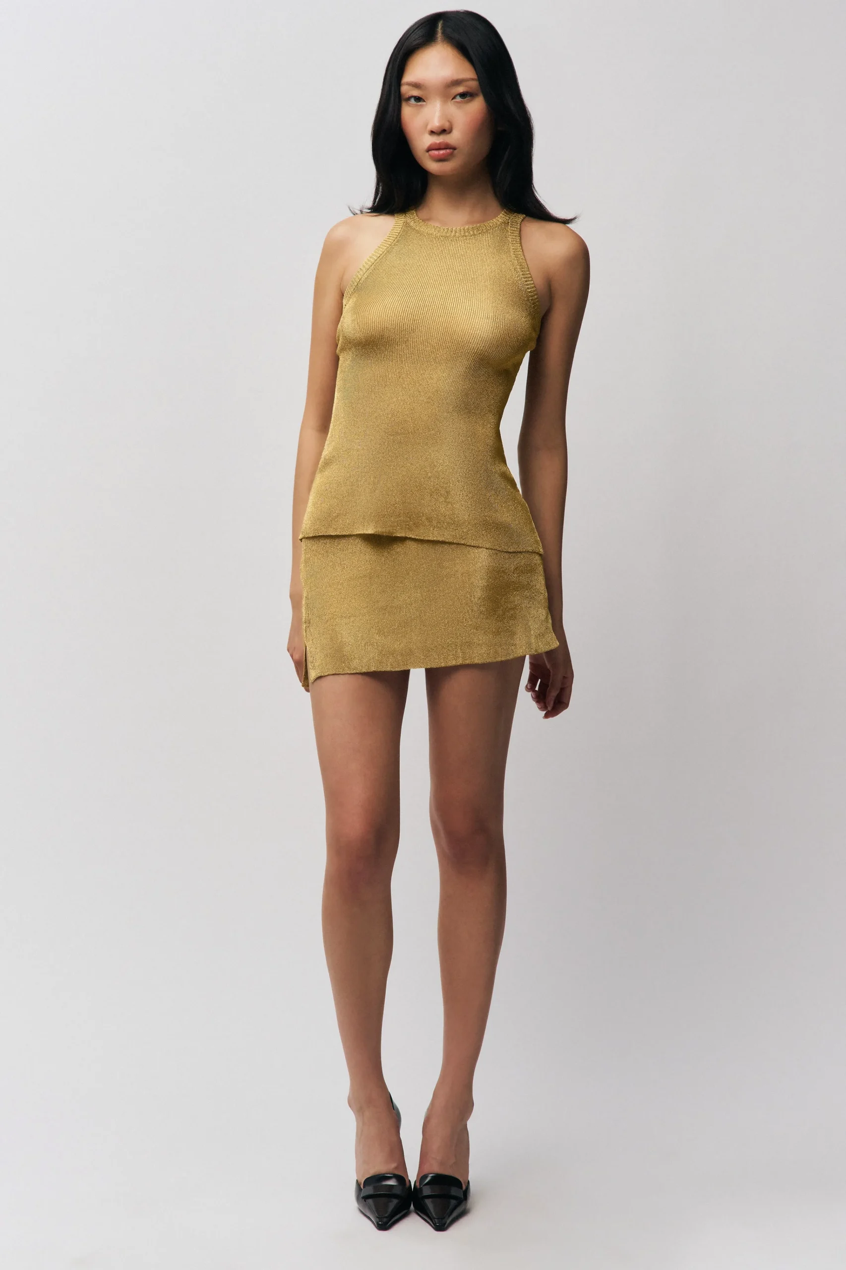 GUIZIO Jewels Skirt- Mini Skirts|Skirts
