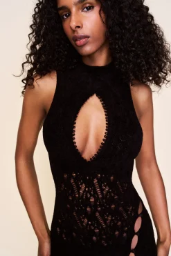 GUIZIO Jolee Keyhole Dress- Long Dresses|Dresses