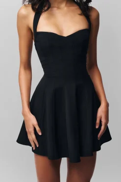 GUIZIO Juliette Halter Dress- Mini Dresses|Dresses