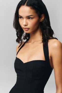 GUIZIO Juliette Halter Dress- Mini Dresses|Dresses