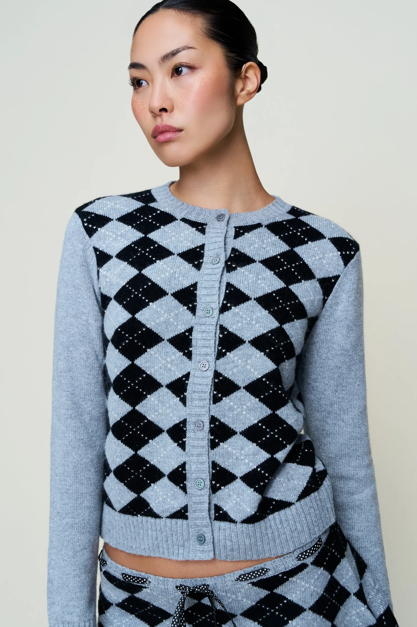GUIZIO June Relaxed Cardigan- Sweaters