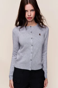 GUIZIO June Relaxed Wool Cardigan- Sweaters|Knitwear