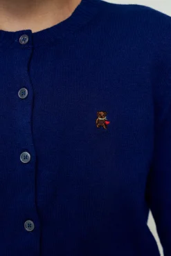 GUIZIO June Relaxed Wool Cardigan- Sweaters|Knitwear