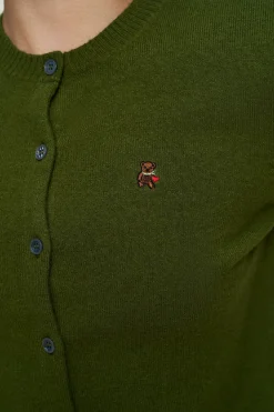GUIZIO June Relaxed Wool Cardigan- Sweaters