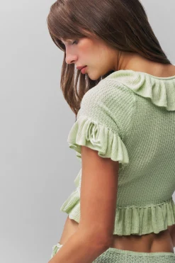GUIZIO Knit Side Tie Short- Knitwear|Shorts