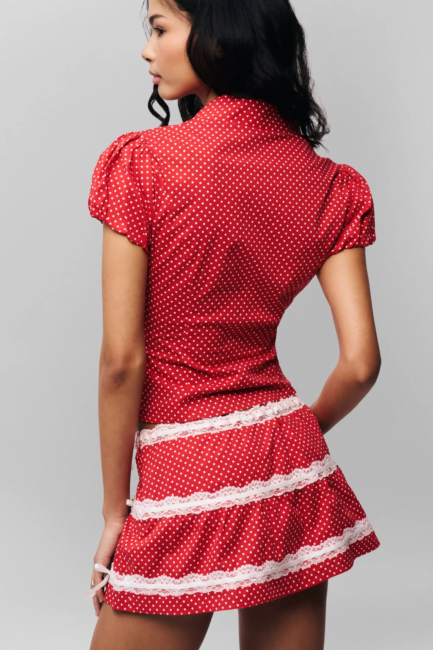 GUIZIO Liana Top- Short Sleeve Tops|Tops