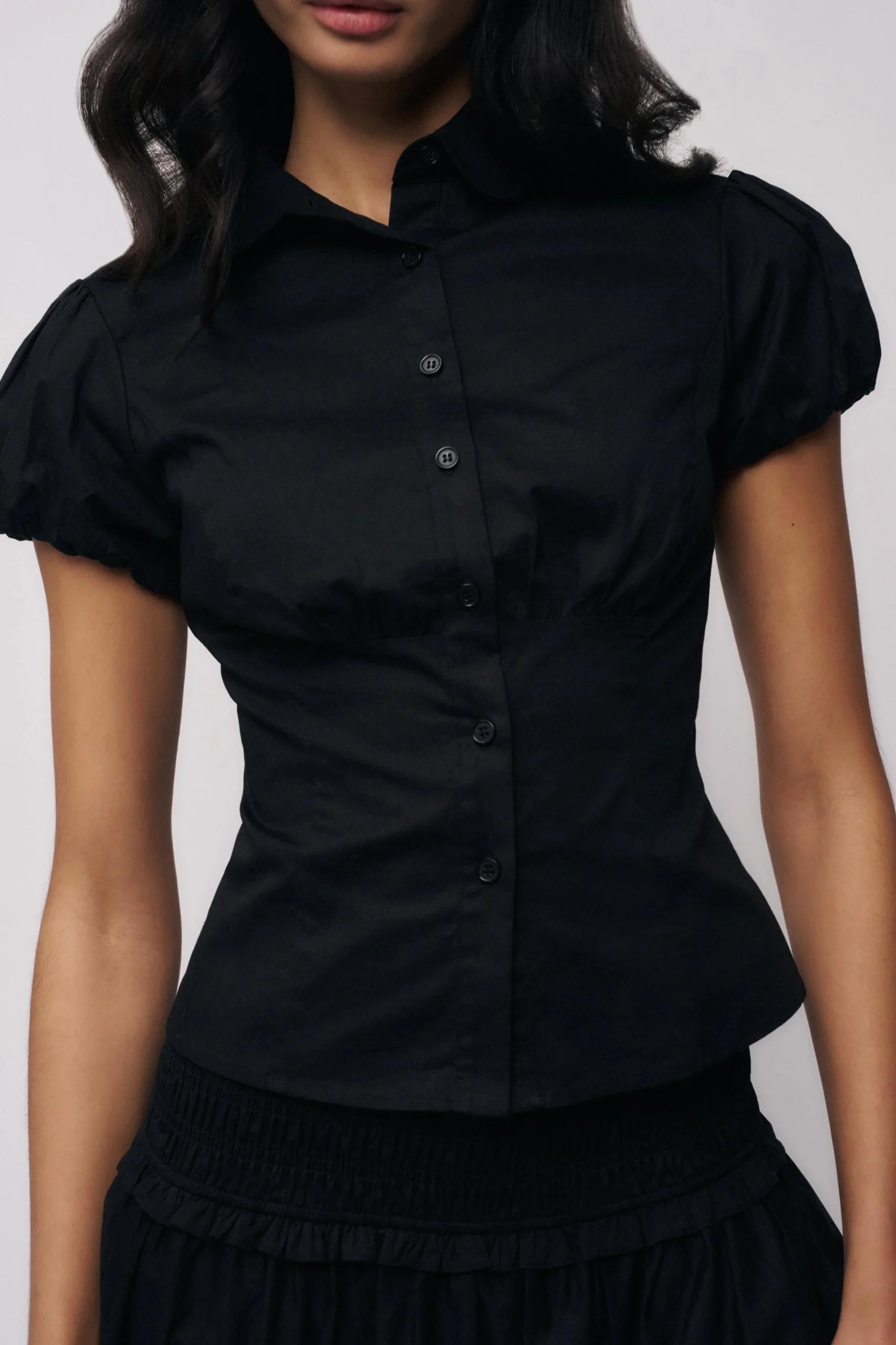 GUIZIO Liana Top- Short Sleeve Tops|Tops