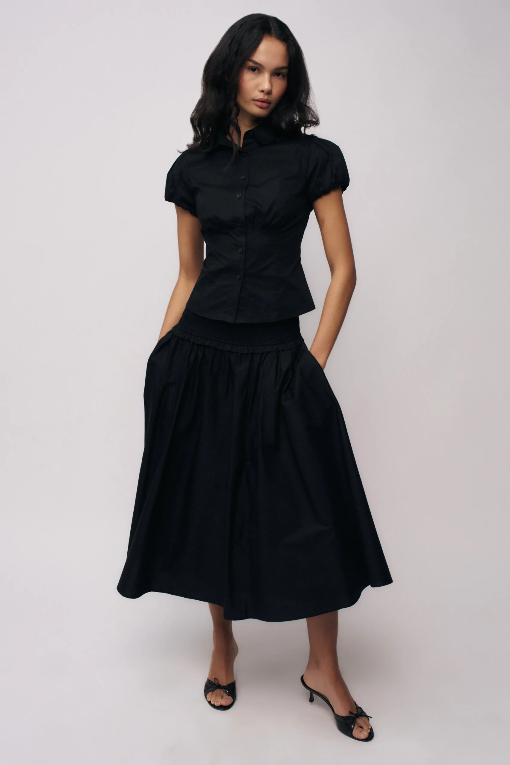 GUIZIO Liana Top- Short Sleeve Tops|Tops