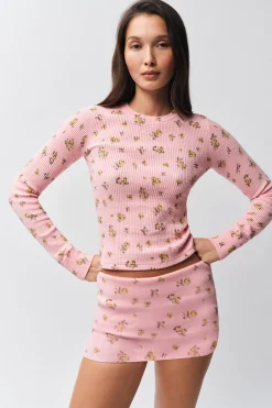 GUIZIO Long Sleeve Thermal Top- Long Sleeve Tops|Tops