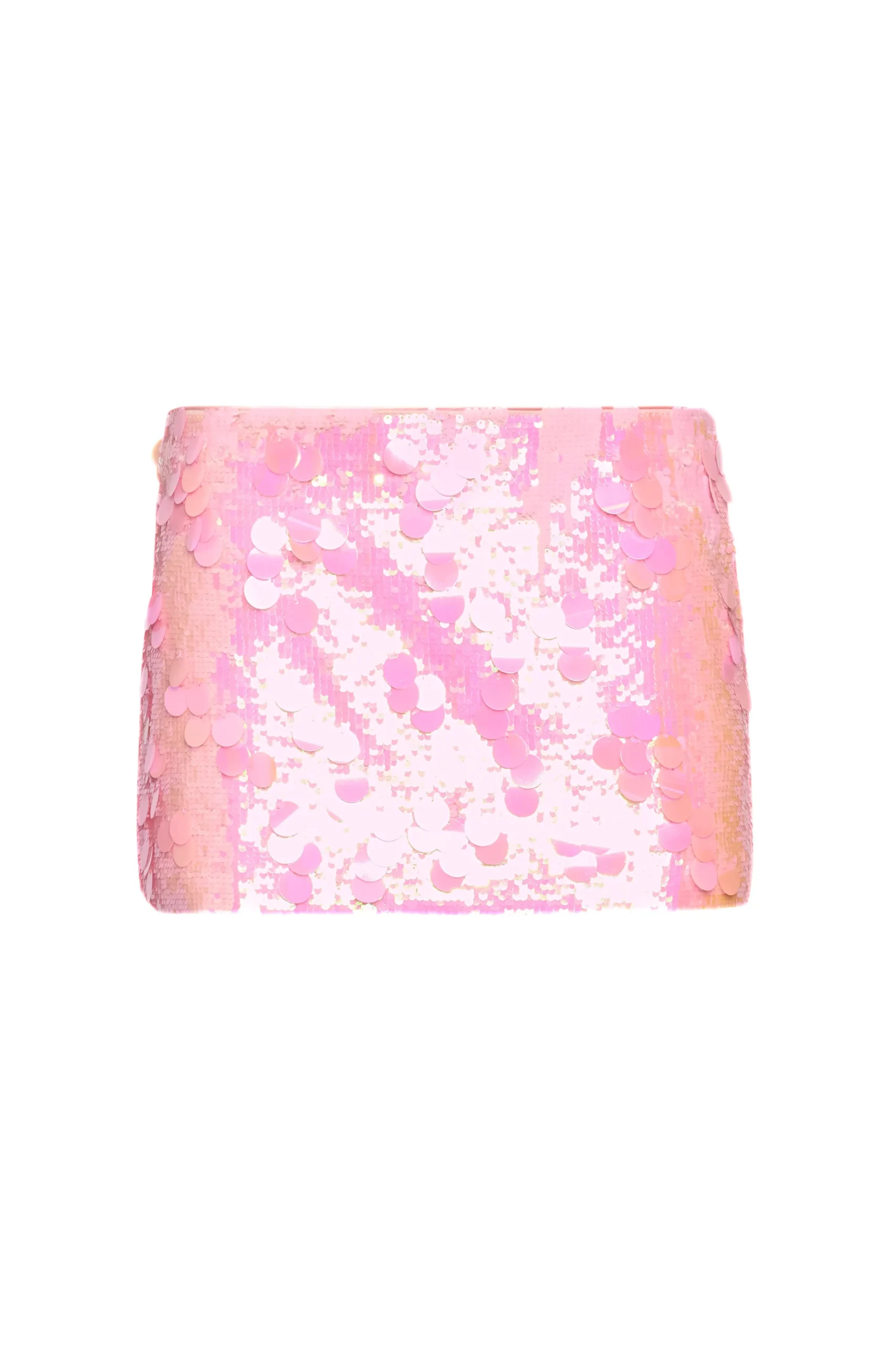 GUIZIO Low Rise Paillette Skirt- Mini Skirts|Skirts