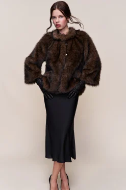 GUIZIO Lucienne Faux Fur Topper- Jackets