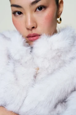 GUIZIO Lucienne Faux Fur Topper- Jackets