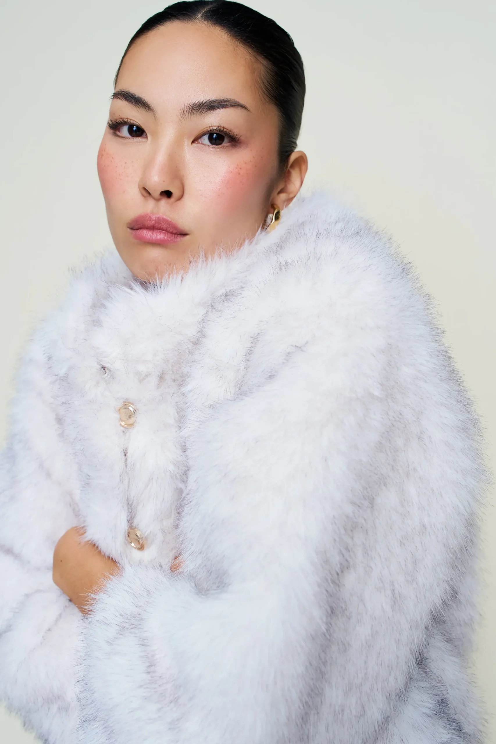 GUIZIO Lucienne Faux Fur Topper- Jackets