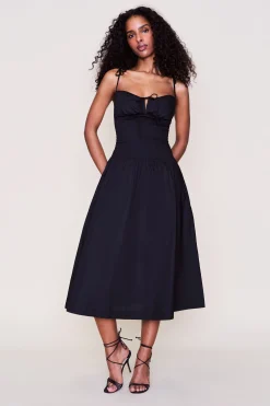 GUIZIO Lura Midi Dress- Midi Dresses|Dresses