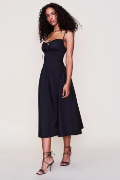 GUIZIO Lura Midi Dress- Midi Dresses|Dresses