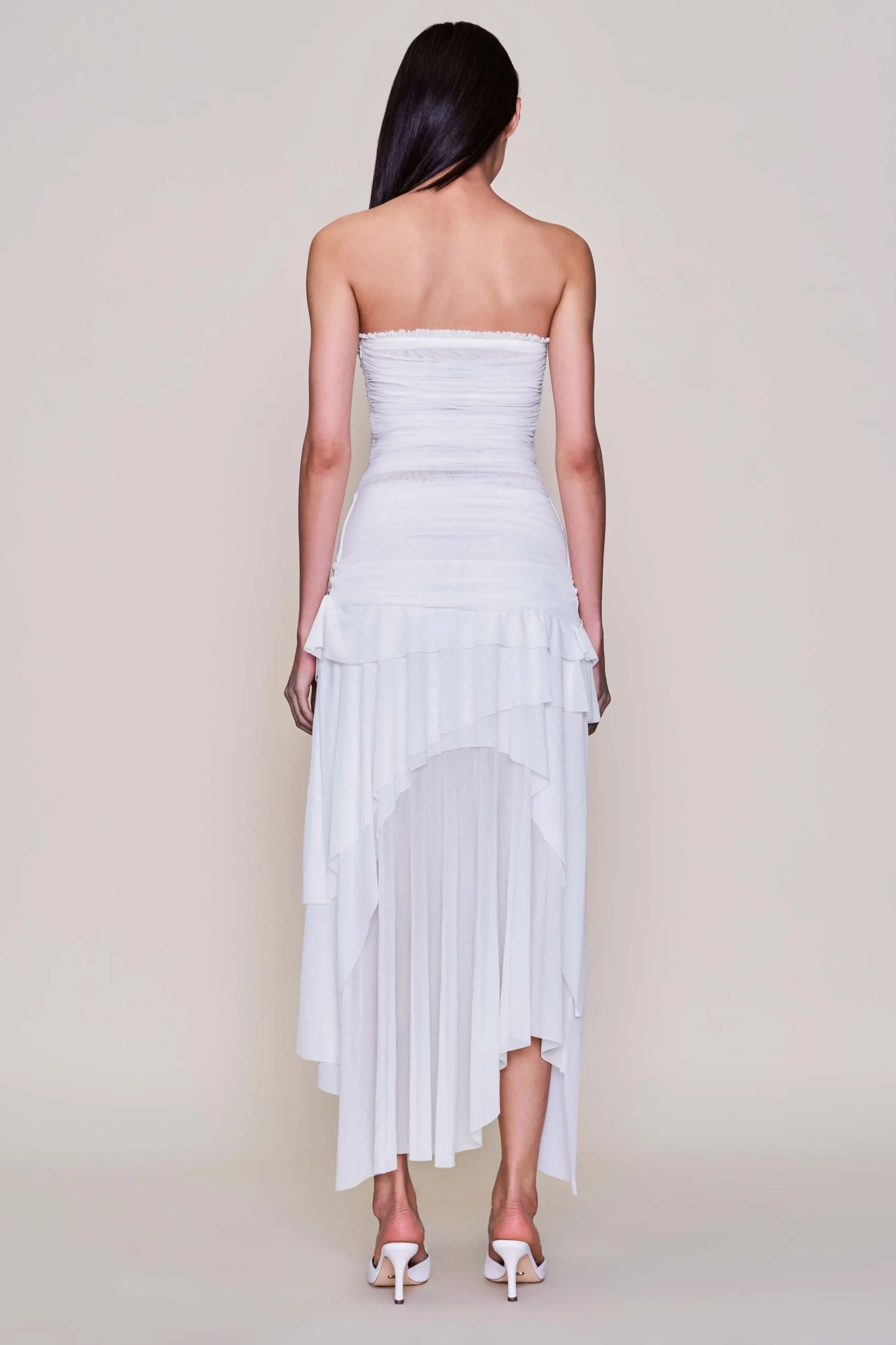 GUIZIO Lyla Twist Dress- Midi Dresses|Dresses