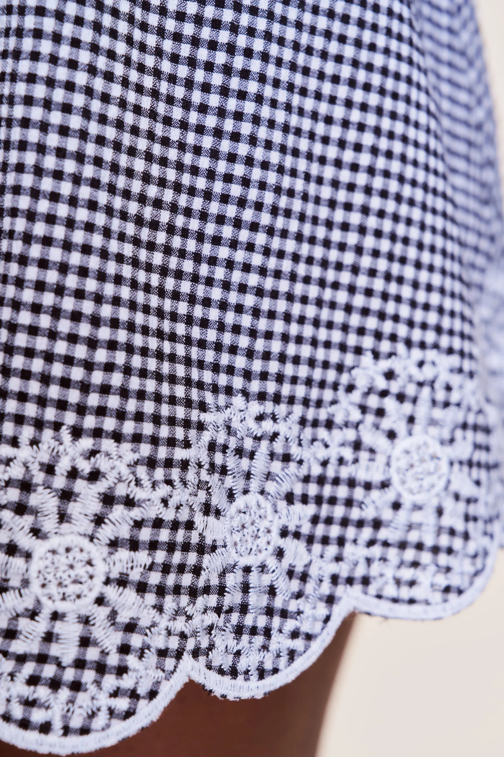 GUIZIO Maelle Gingham Mini Skirt- Mini Skirts|Skirts