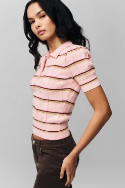 GUIZIO Mateo Polo- Short Sleeve Tops|Knitwear