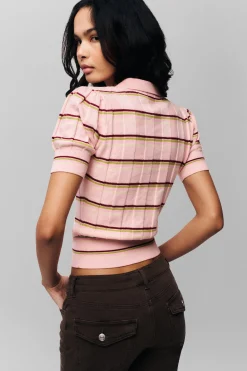 GUIZIO Mateo Polo- Short Sleeve Tops|Knitwear
