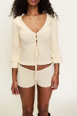 GUIZIO Mathilde Top- Long Sleeve Tops|Tops