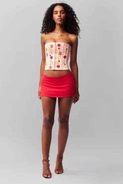 GUIZIO Meadows Satin Corset- Corsets|Corsets