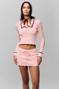 GUIZIO Mia Mini Skort- Mini Skirts|Knitwear
