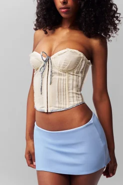 GUIZIO Micro Mini Stretch Skirt- Mini Skirts|Skirts