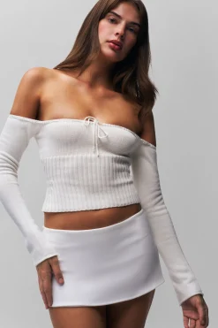 GUIZIO Micro Mini Stretch Skirt- Mini Skirts|Skirts