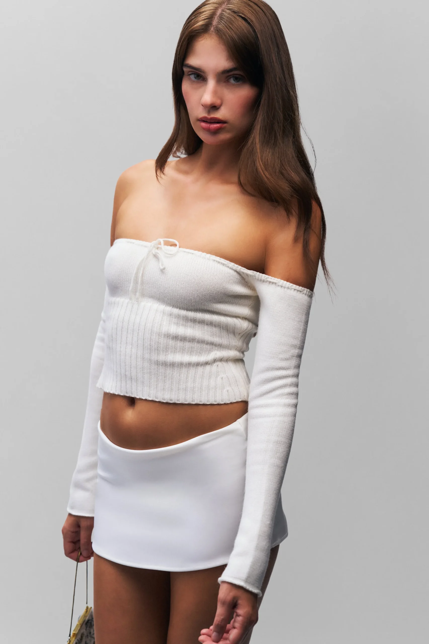 GUIZIO Micro Mini Stretch Skirt- Mini Skirts|Skirts