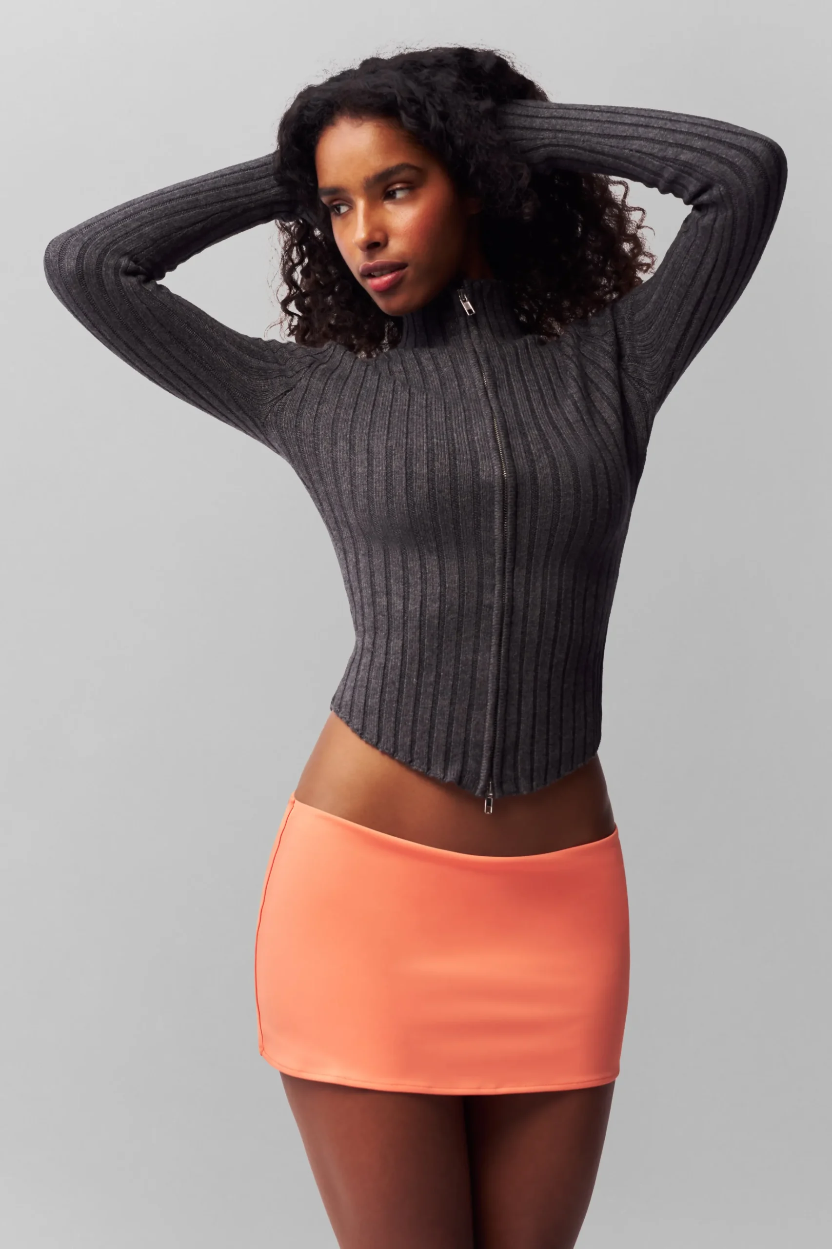 GUIZIO Micro Mini Stretch Skirt- Mini Skirts|Skirts
