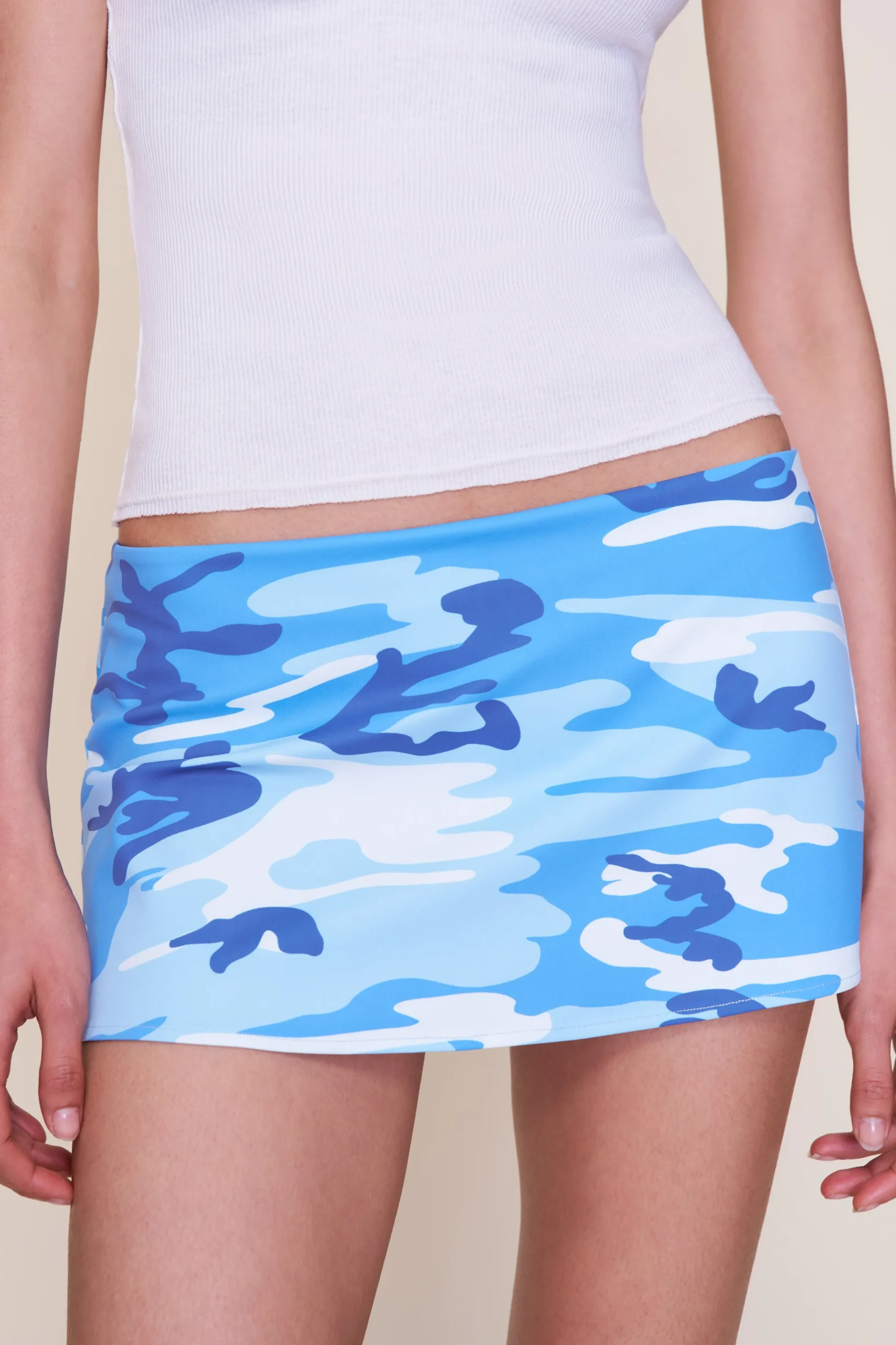 GUIZIO Micro Mini Stretch Skirt- Mini Skirts|Skirts