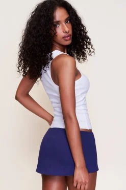 GUIZIO Micro Mini Stretch Skirt- Mini Skirts|Skirts