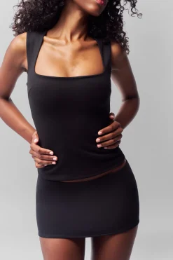 GUIZIO Micro Mini Stretch Skirt- Mini Skirts|Skirts